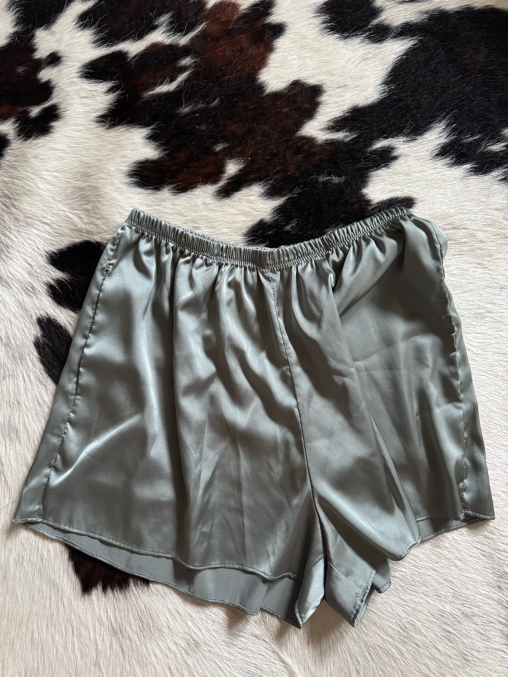 Daily Drills Silky Shorts in Sage Green size Small